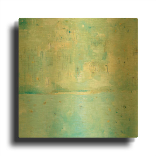 'Dreaming of the Shore' By Melissa Averinos Gold Metal Wall Art