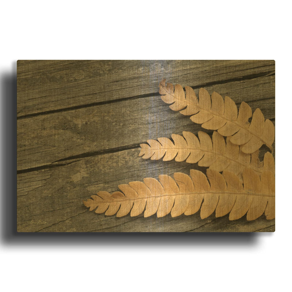 'Gold on Black VI' By Lori Deiter Gold Metal Wall Art