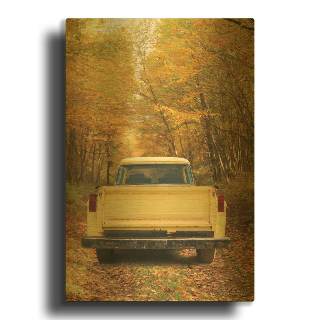 'The Season of Color' By Lori Deiter Gold Metal Wall Art