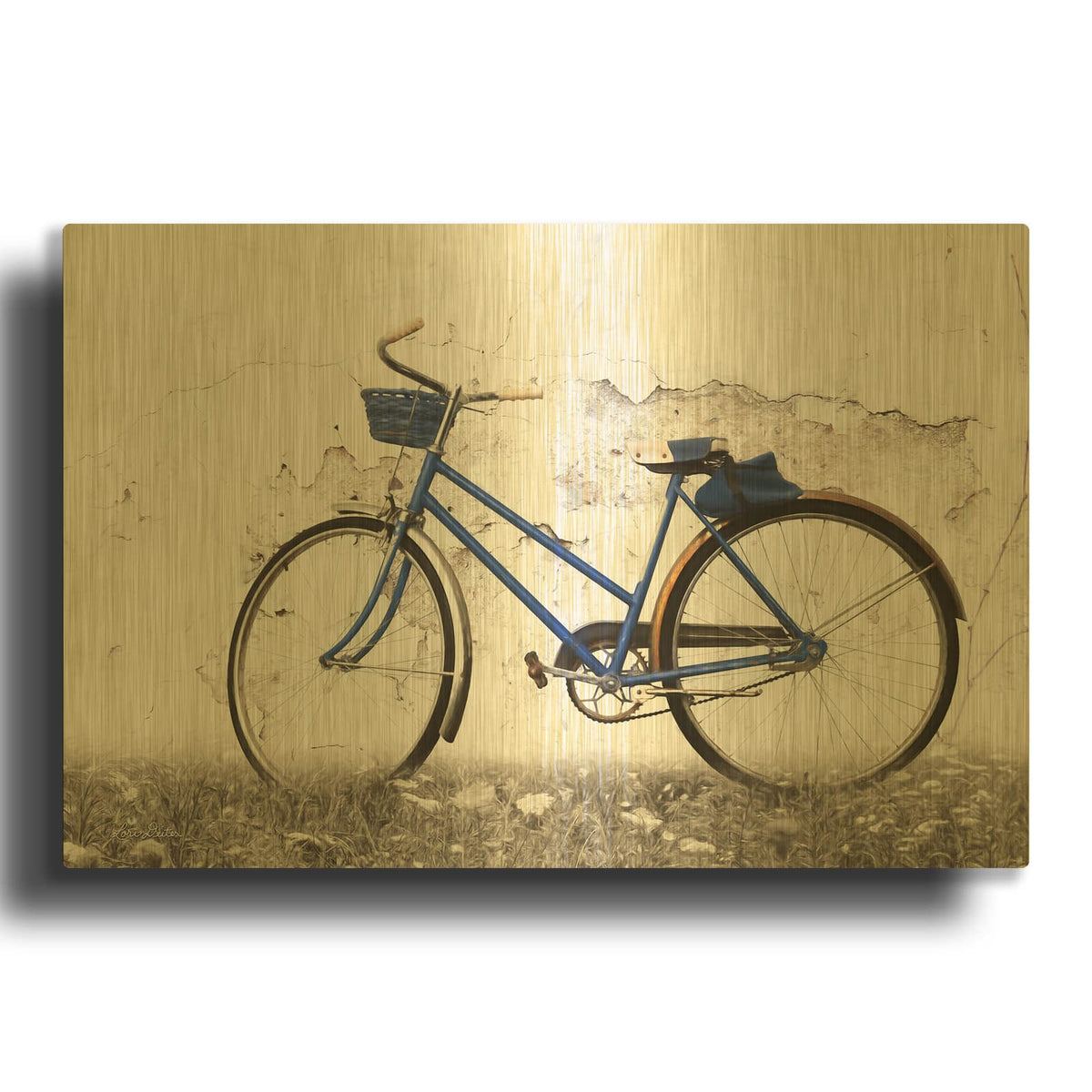 'Keep Your Balance' By Lori Deiter Gold Metal Wall Art