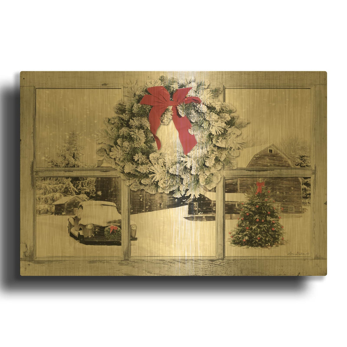 'It' By Lori Deiter Gold Metal Wall Art