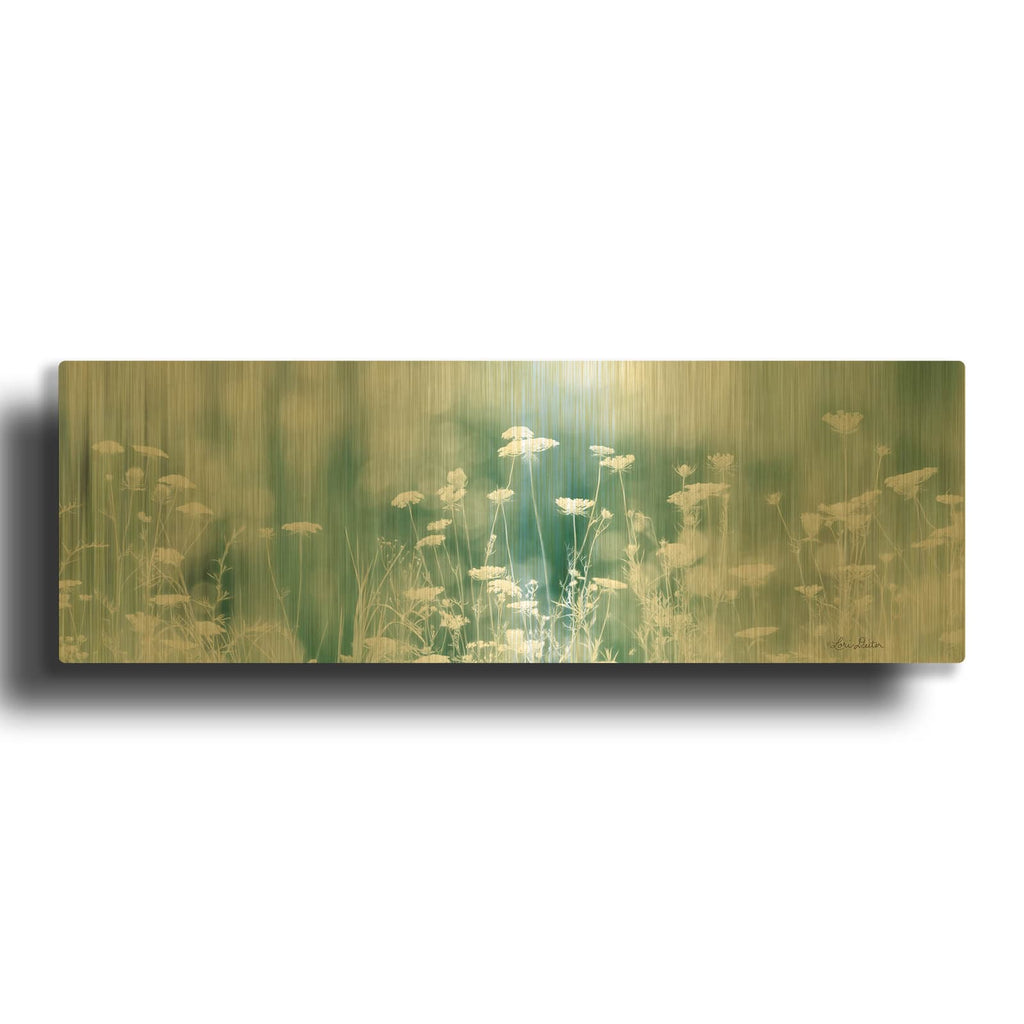 'Dreamy Meadow' By Lori Deiter Gold Metal Wall Art