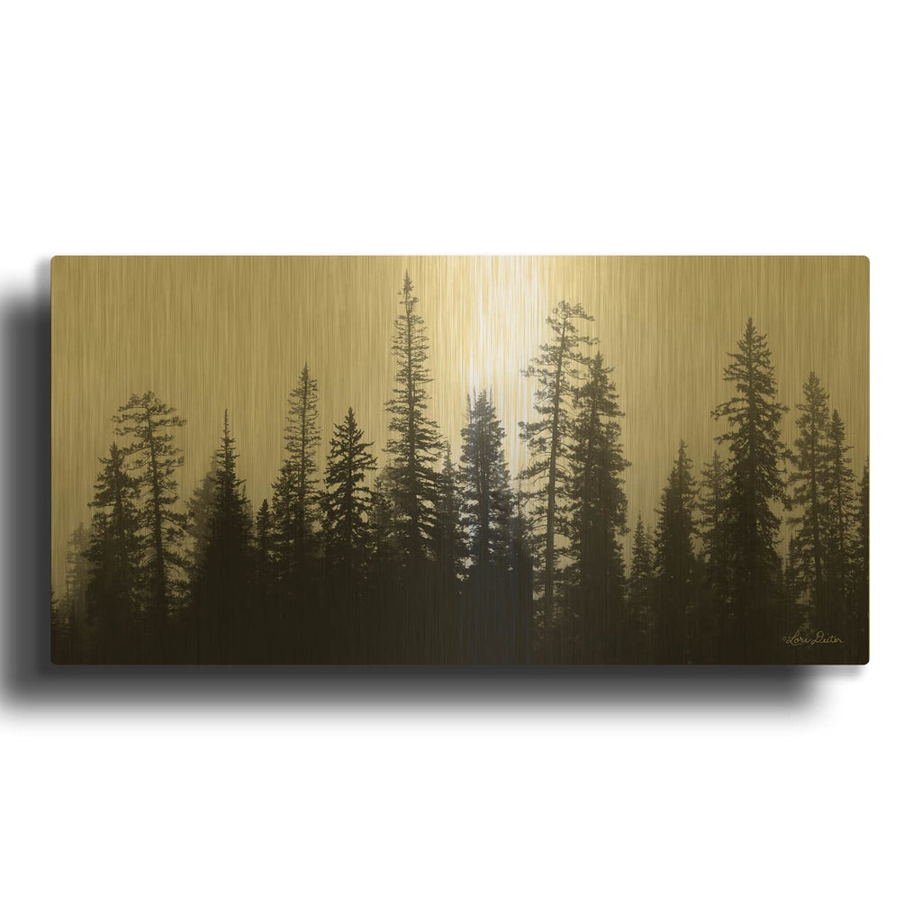 'Rocky' By Lori Deiter Gold Metal Wall Art