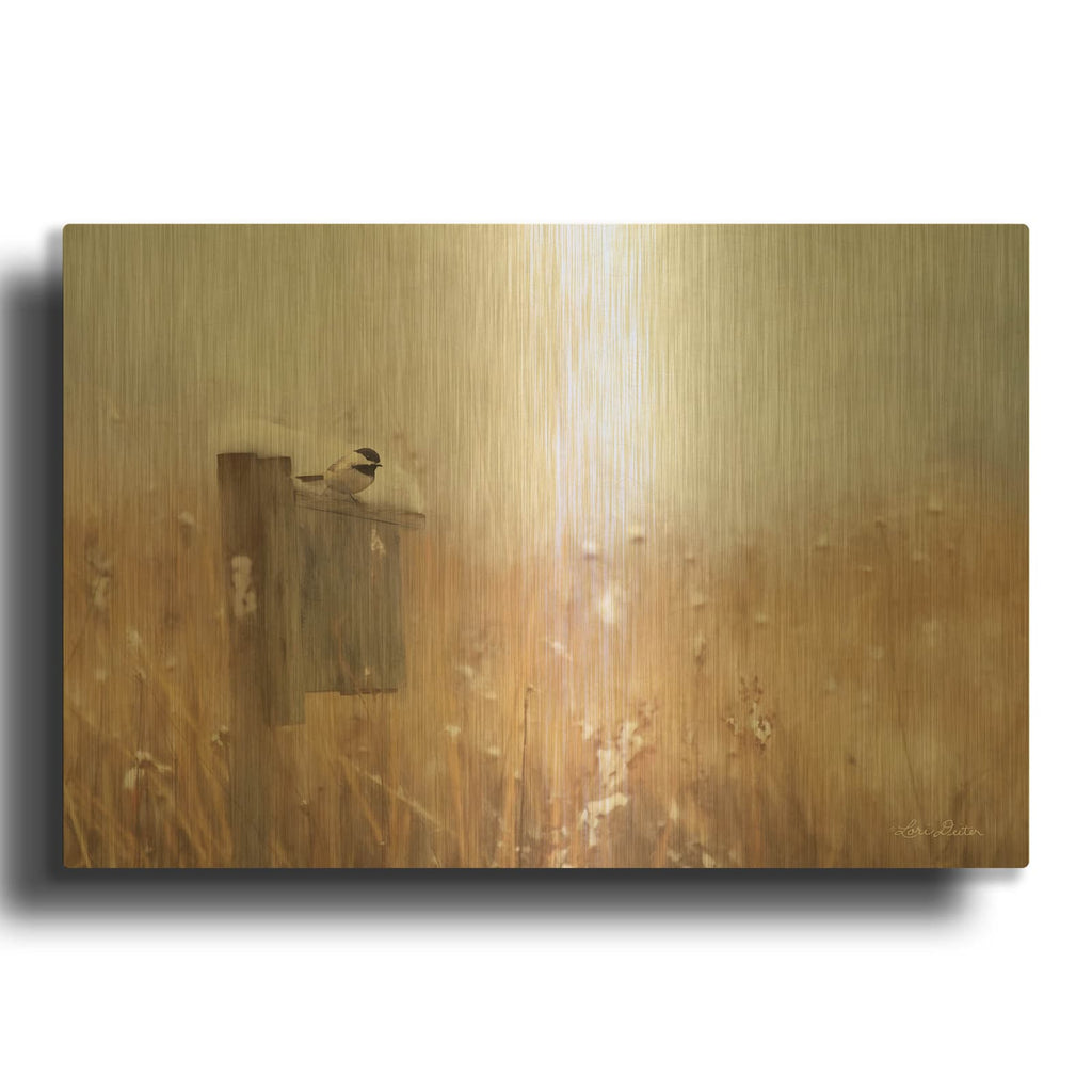'Countdown Til Spring' By Lori Deiter Gold Metal Wall Art