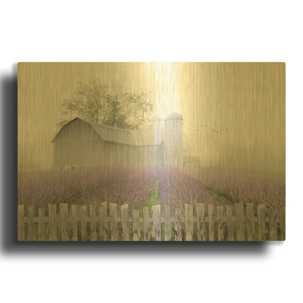'Summer Blessings' By Lori Deiter Gold Metal Wall Art