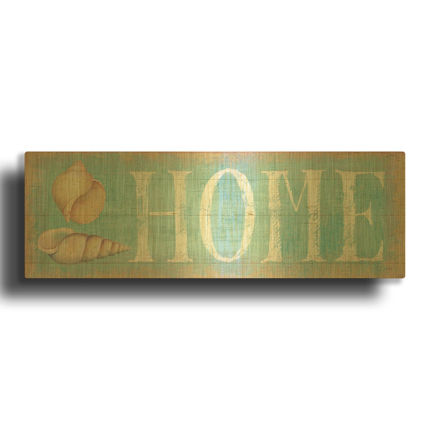 'Pastel Home' By Daphne Brissonnet Gold Metal Wall Art