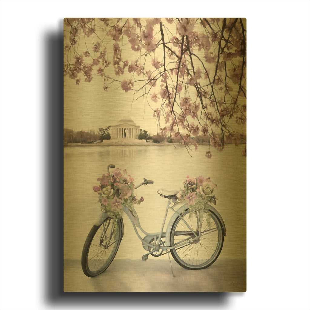 'Enjoy Beauty' By Lori Deiter Gold Metal Wall Art