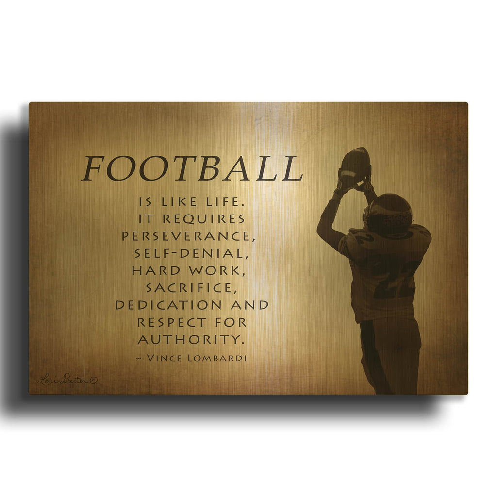 'The Catch' By Lori Deiter Gold Metal Wall Art