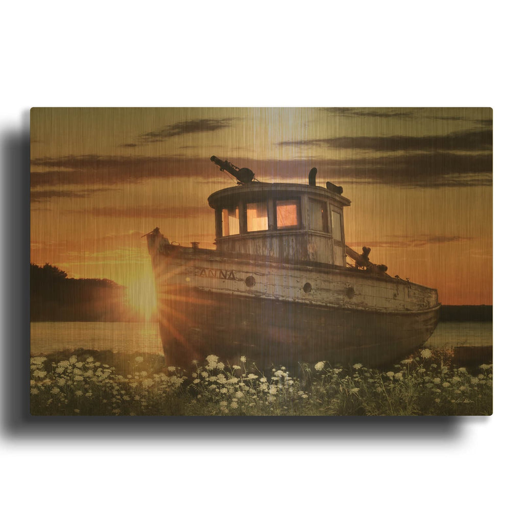 'Anna' By Lori Deiter Gold Metal Wall Art