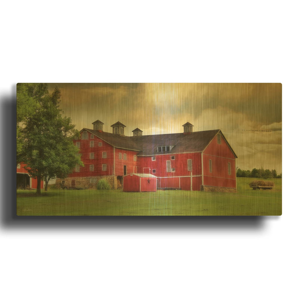 'Aging Gracefully' By Lori Deiter Gold Metal Wall Art