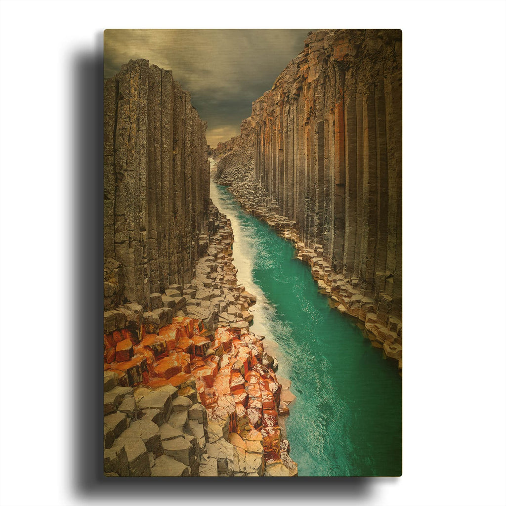 'Divided' By Luxe Gold Metal Wall Art