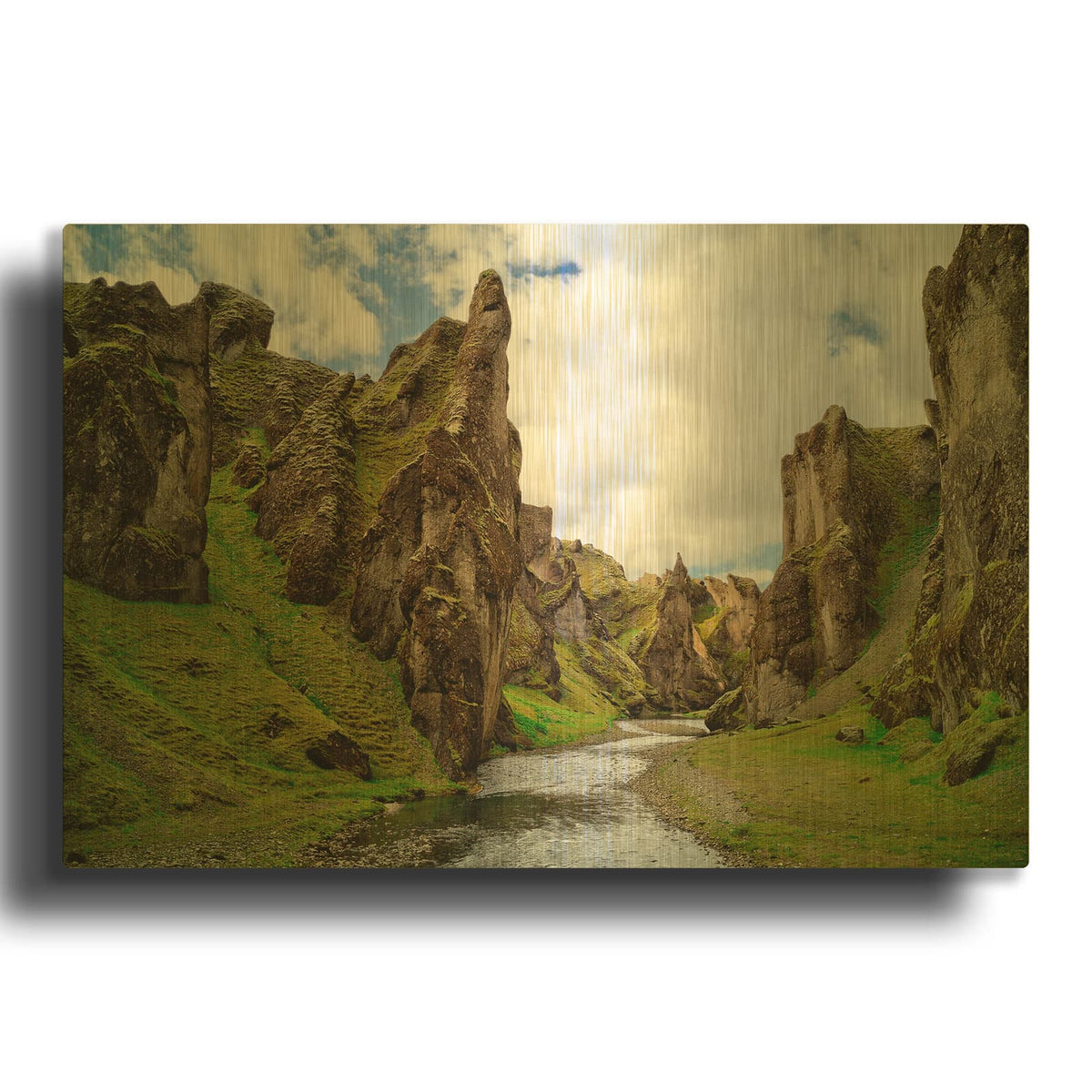 'Middle Earth' By Luxe Gold Metal Wall Art