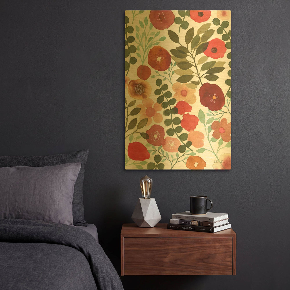 'Garden Dance II' By Laura Horn Gold Metal Wall Art