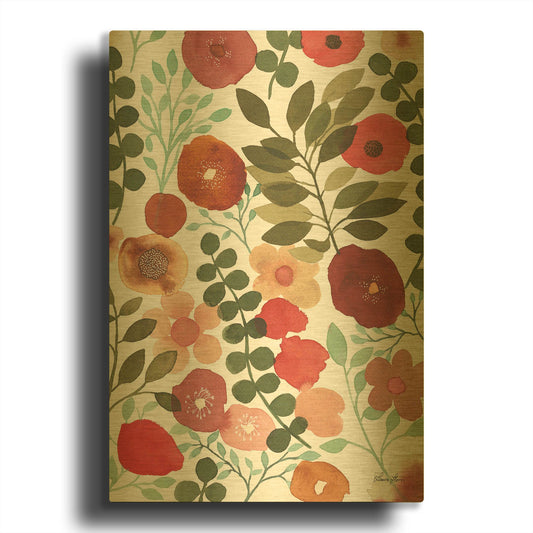 'Garden Dance II' By Laura Horn Gold Metal Wall Art