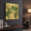'Wood Land Walk IV' By Laura Horn Gold Metal Wall Art