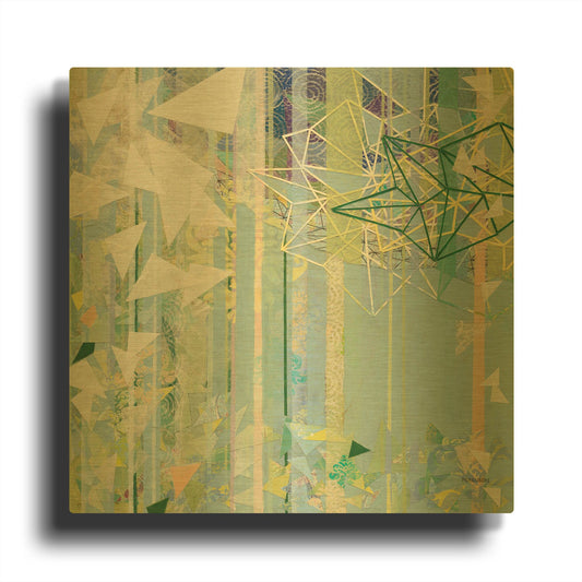 'Hanging Around I' By Kathy Ferguson Gold Metal Wall Art