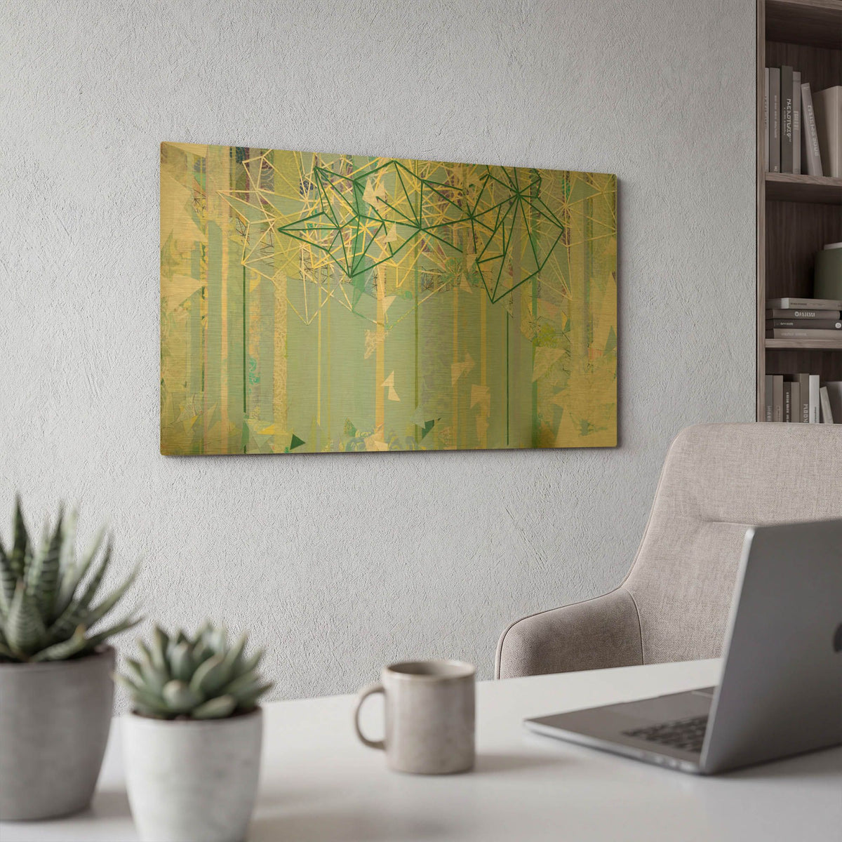 'Hanging Around III' By Kathy Ferguson Gold Metal Wall Art