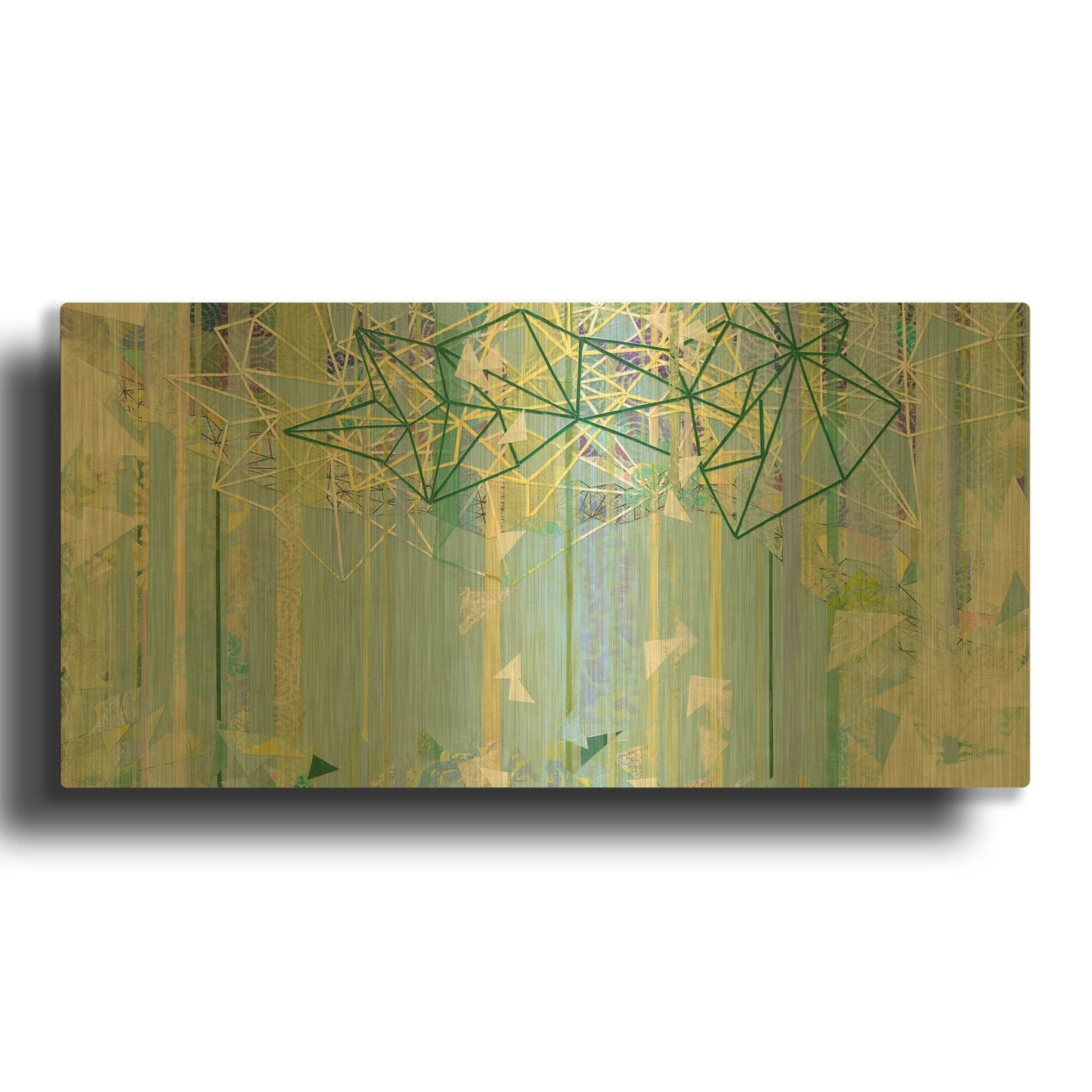 'Hanging Around III' By Kathy Ferguson Gold Metal Wall Art