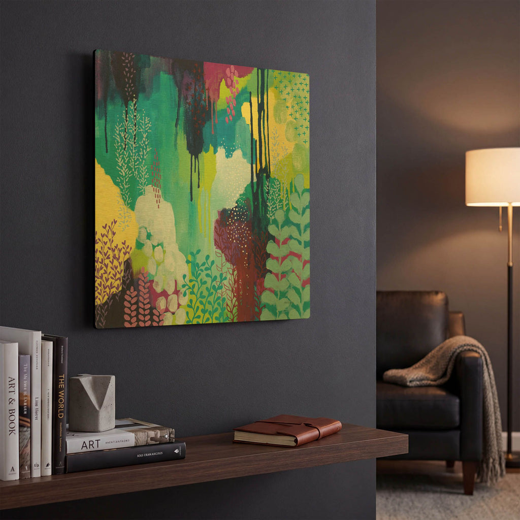 'Jewel Forest I' By Kathy Ferguson Gold Metal Wall Art