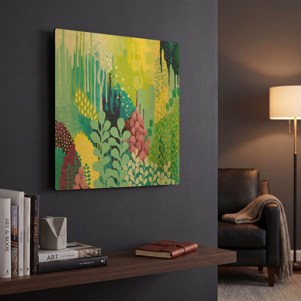 'Jewel Forest II' By Kathy Ferguson Gold Metal Wall Art