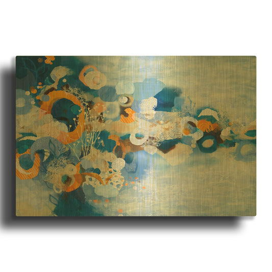 'Nantucket Summer' By Kathy Ferguson Gold Metal Wall Art