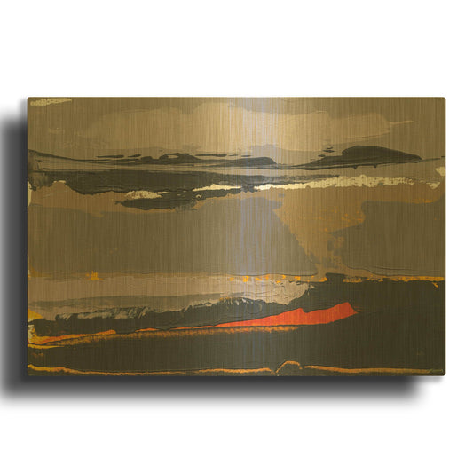 'Ceide Study II' By Grainne Dowling Gold Metal Wall Art