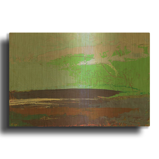'Ceide Study XIII' By Grainne Dowling Gold Metal Wall Art