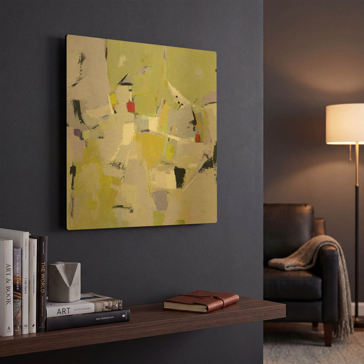 'And All That Jazz' By Phyllis Adams Gold Metal Wall Art