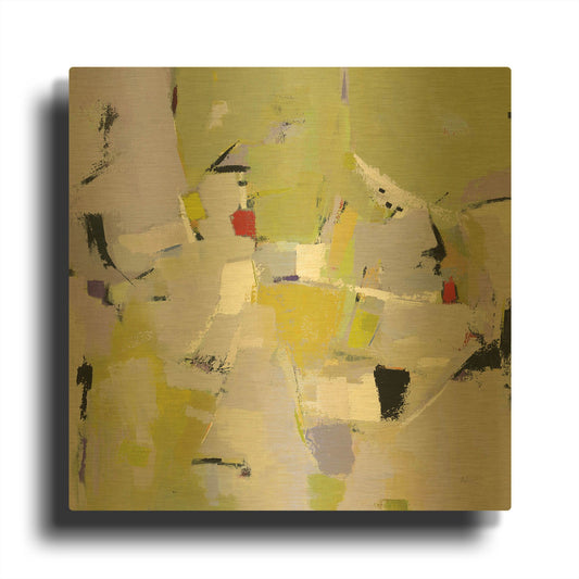 'And All That Jazz' By Phyllis Adams Gold Metal Wall Art