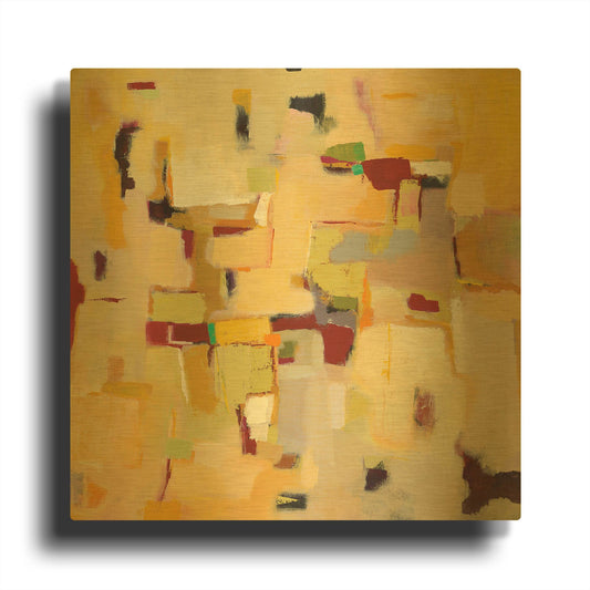'Autumn Glow' By Phyllis Adams Gold Metal Wall Art