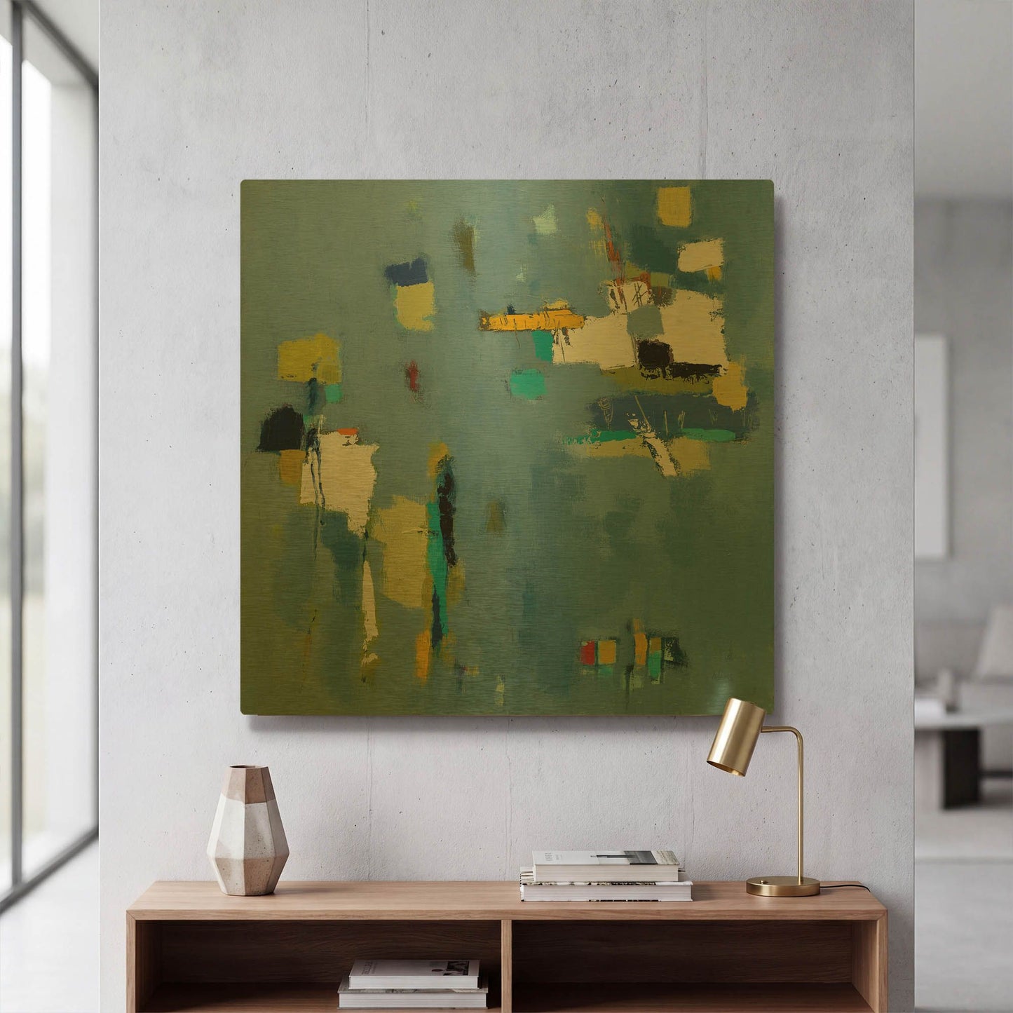 'Ice Breaker' By Phyllis Adams Gold Metal Wall Art