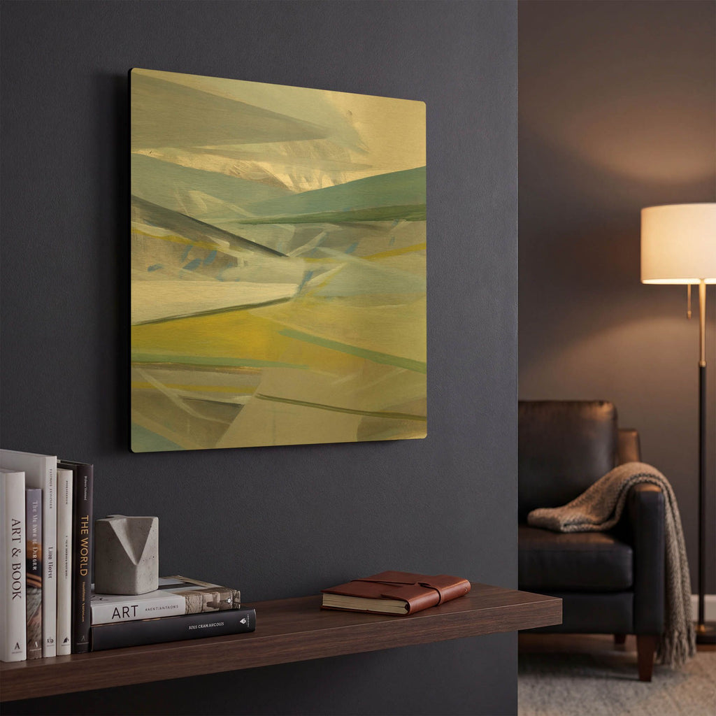 'Reaching Out' By Jo Maye Gold Metal Wall Art