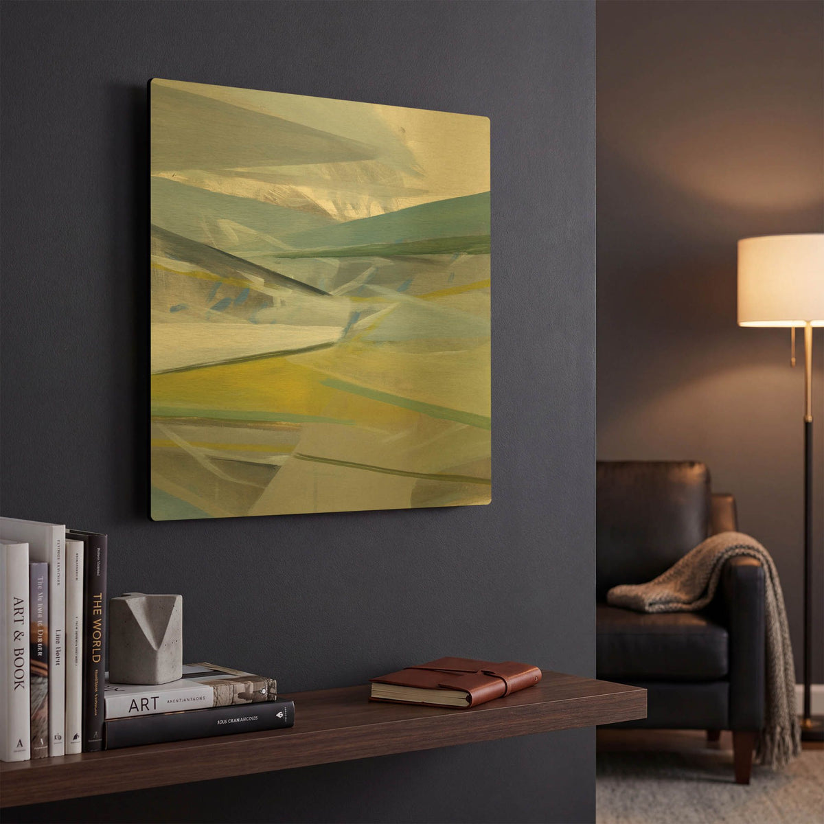 'Reaching Out' By Jo Maye Gold Metal Wall Art