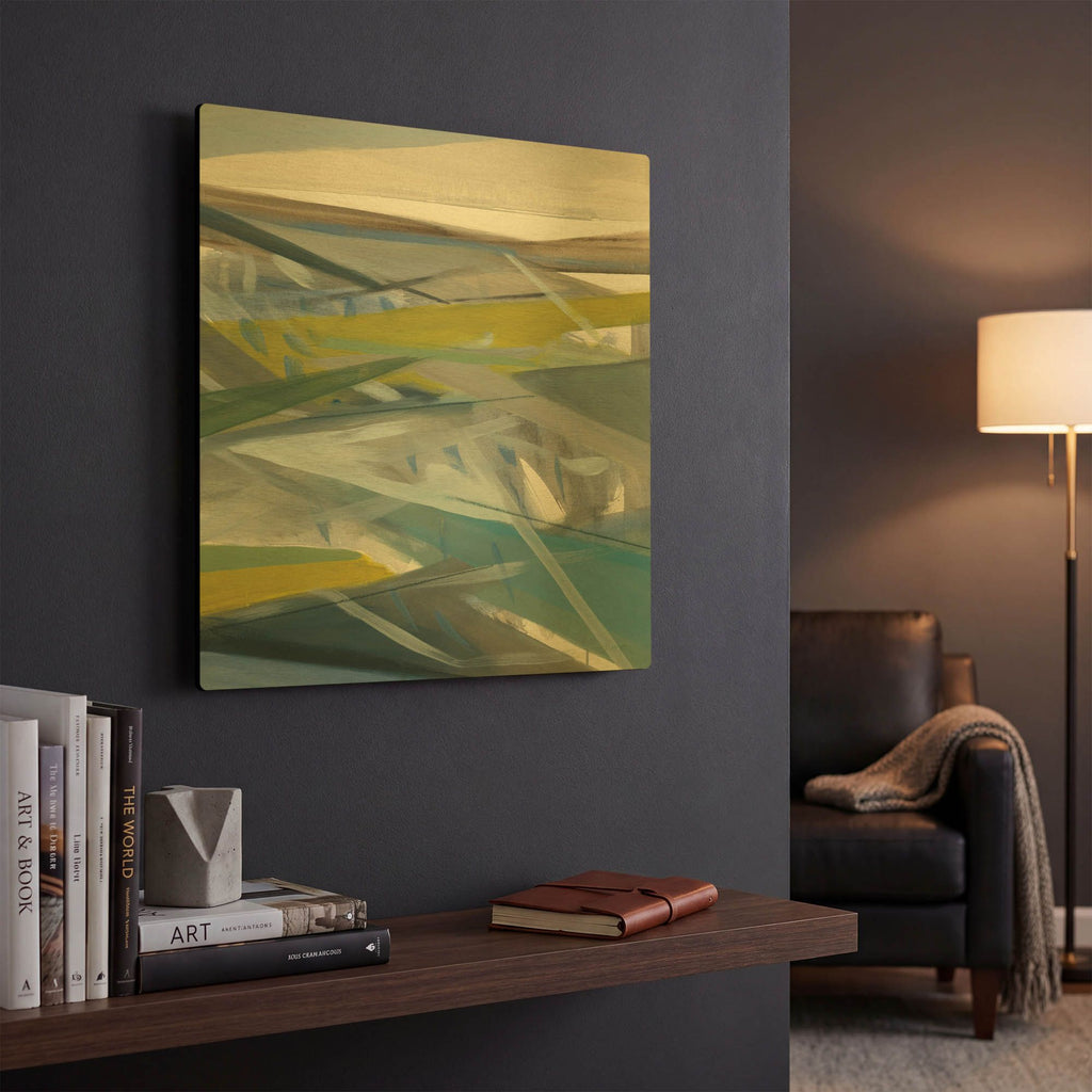 'Reaching Forward' By Jo Maye Gold Metal Wall Art