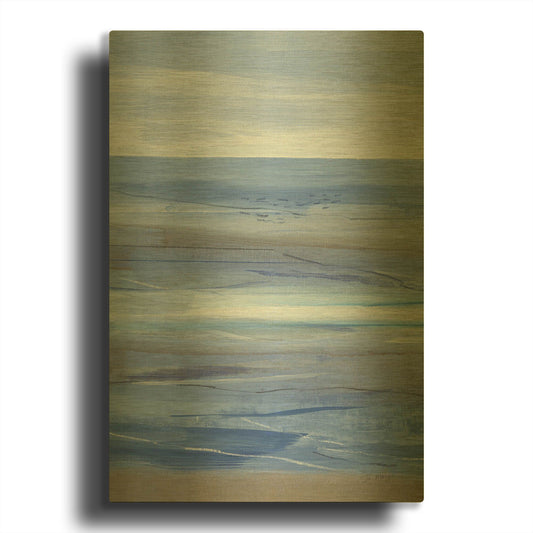 'Summer Morning II' By Jo Maye Gold Metal Wall Art