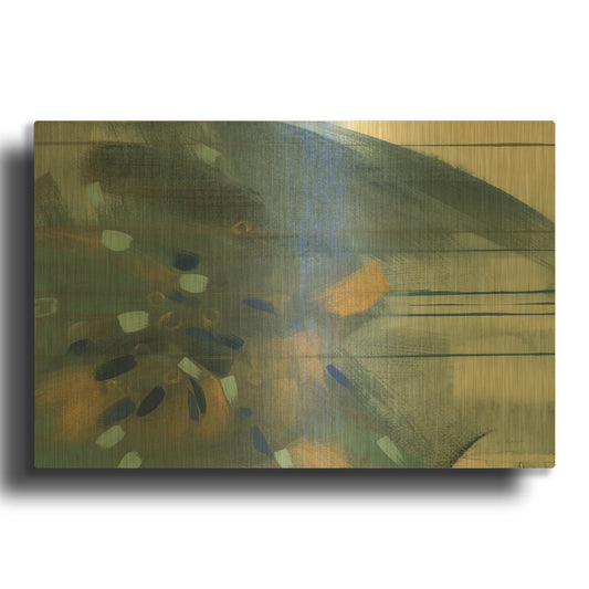 'Regal' By Jo Maye Gold Metal Wall Art