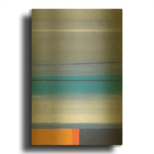 'Sight Lines' By Jo Maye Gold Metal Wall Art