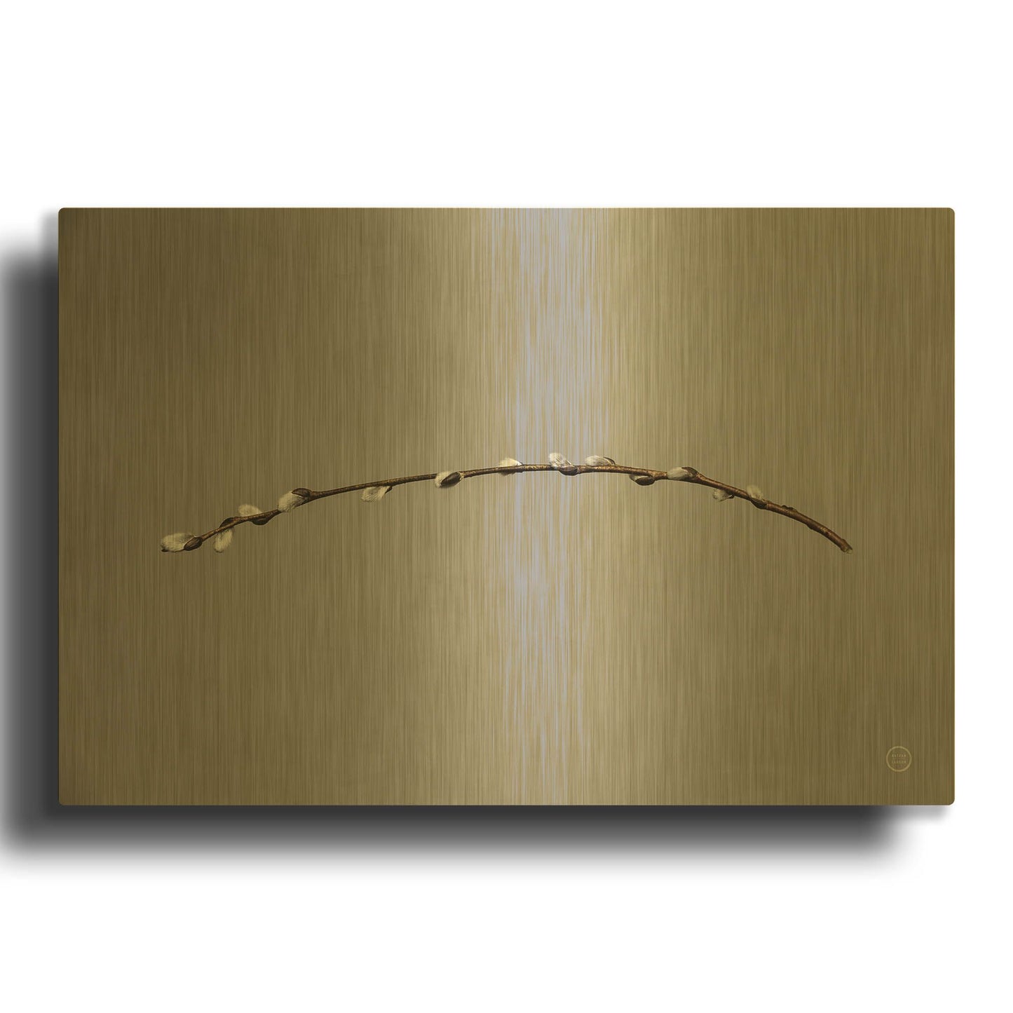 'Springtime in the Air' By Nathan Larson Gold Metal Wall Art