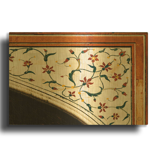 'Mosaic I' By Nathan Larson Gold Metal Wall Art