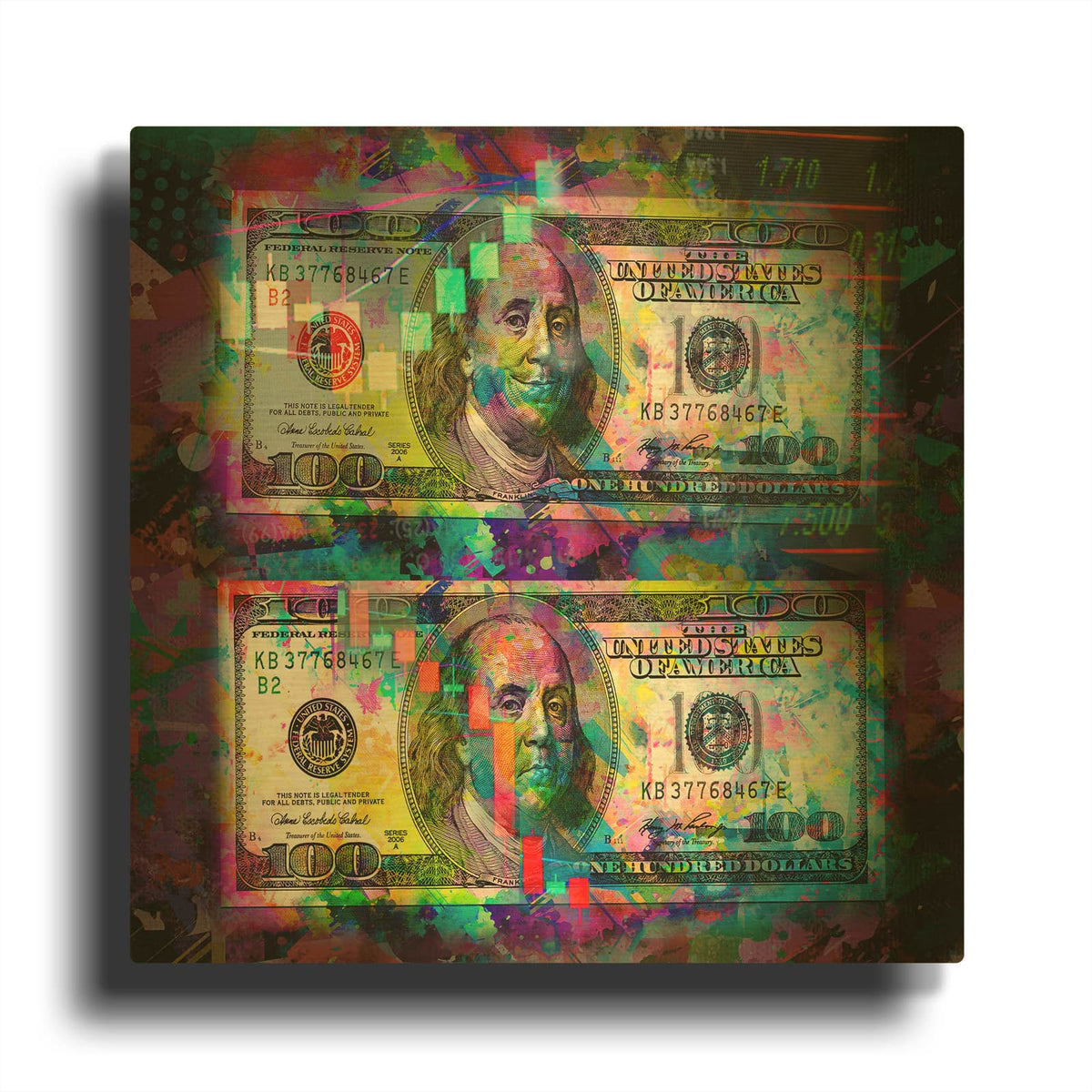 'Good Day Bad Day,' By Epic Portfolio Gold Metal Wall Art