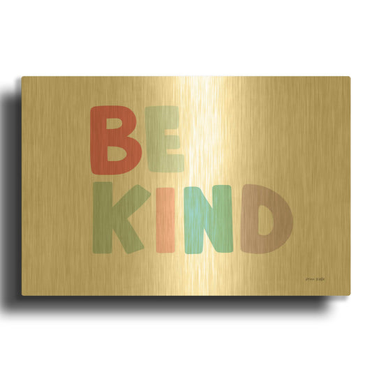 'Be Kind' By Ann Kelle Gold Metal Wall Art