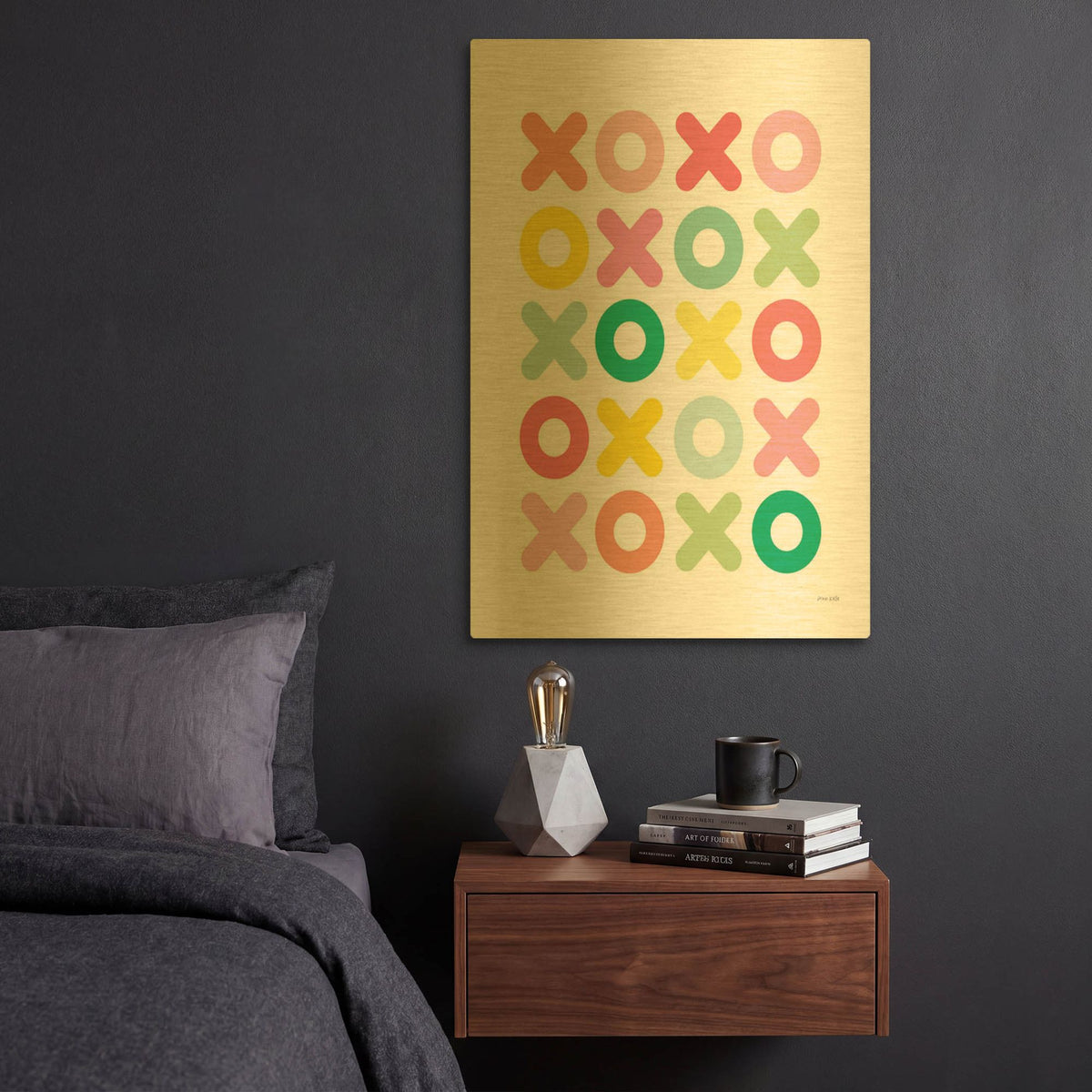 'Love You Lots' By Ann Kelle Gold Metal Wall Art