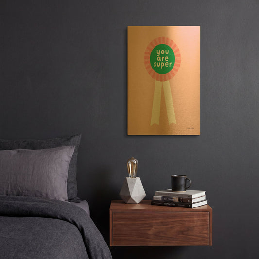 'Super Award' By Ann Kelle Gold Metal Wall Art