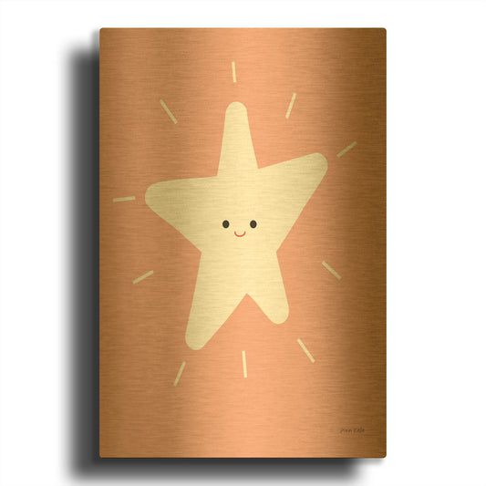 'Star' By Ann Kelle Gold Metal Wall Art