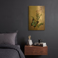 'Butterfly Botanical II' By Debra Van Swearingen Gold Metal Wall Art