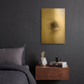 'Nest III' By Debra Van Swearingen Gold Metal Wall Art