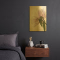 'Translucent Peony III' By Debra Van Swearingen Gold Metal Wall Art