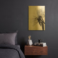 'Translucent Peony IIIBW' By Debra Van Swearingen Gold Metal Wall Art
