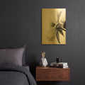 'Translucent Peony IVBW' By Debra Van Swearingen Gold Metal Wall Art