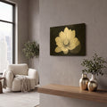 'Lotus Flower II v2' By Debra Van Swearingen Gold Metal Wall Art